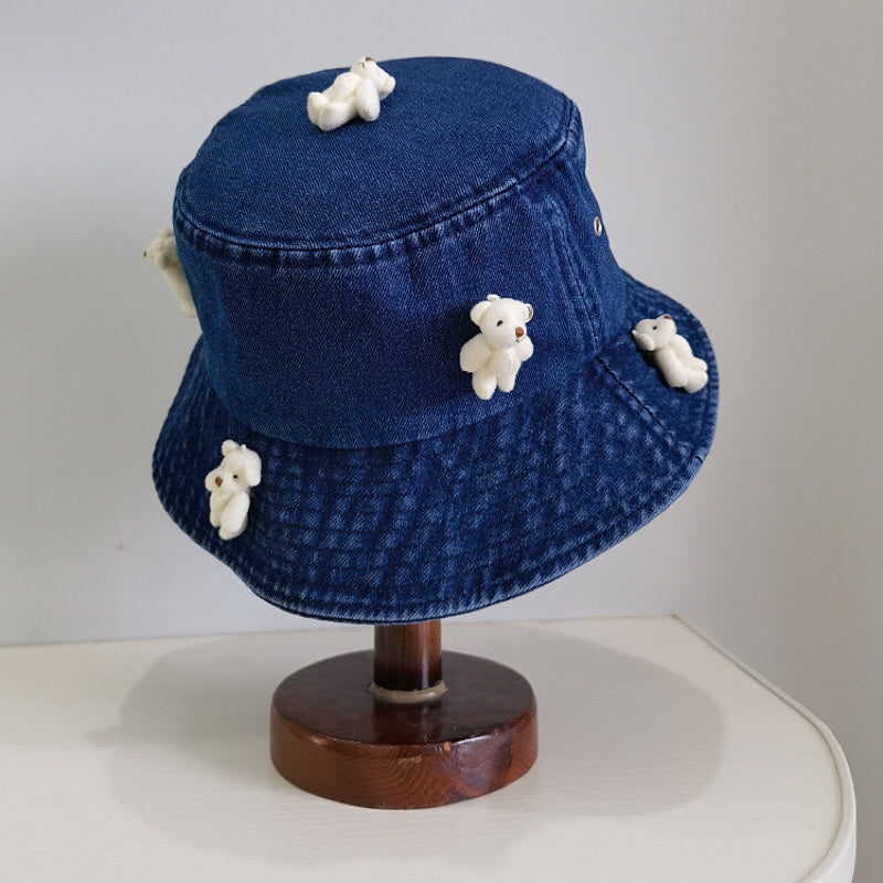 Bear Cowboy Fisherman Hat Couple Sun Protection Sunshade Hat Men