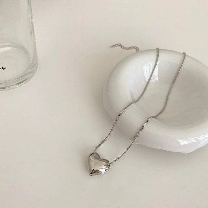 Vintage Heart Pendant Necklace