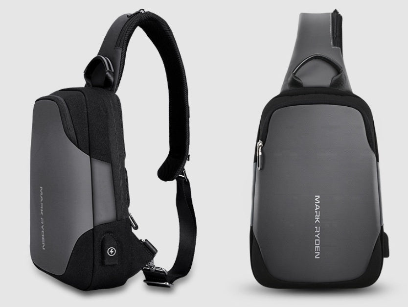 USB Anti-theft Men's Chest Bag