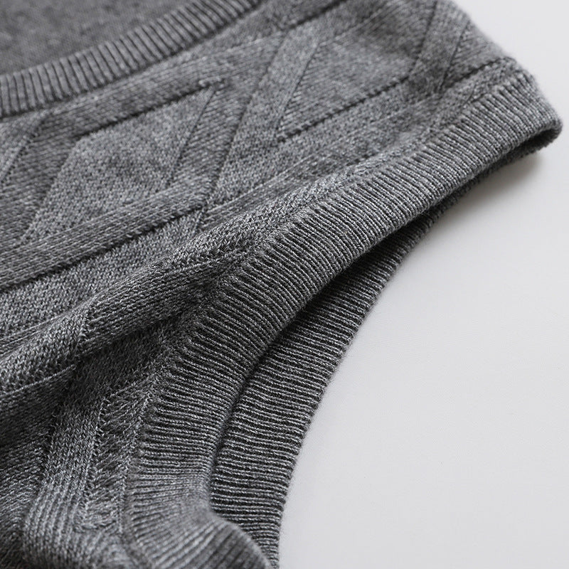 Men's V-Neck Knit Sweater Vest