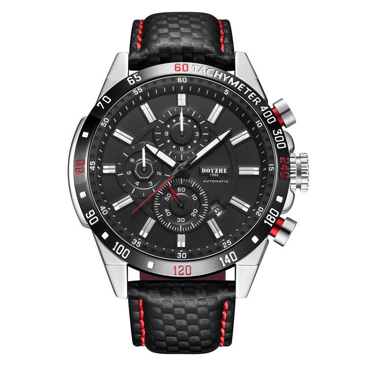 Men's Watch Sports Business Multi-Function Large Calendar Luminous Waterproof Mechanical Watch Male