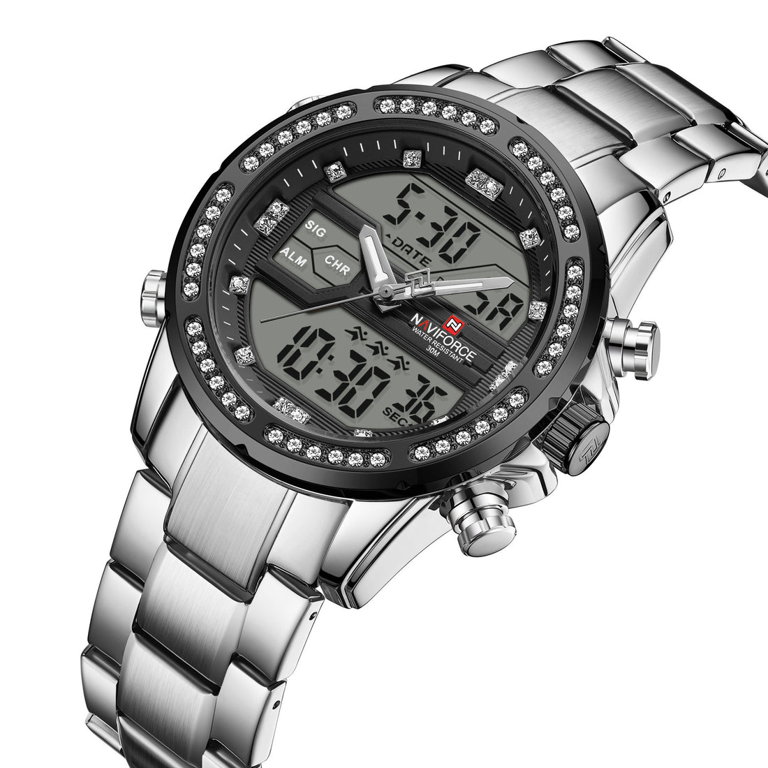 Business Quartz Men's Stainless Steel Sports Watch