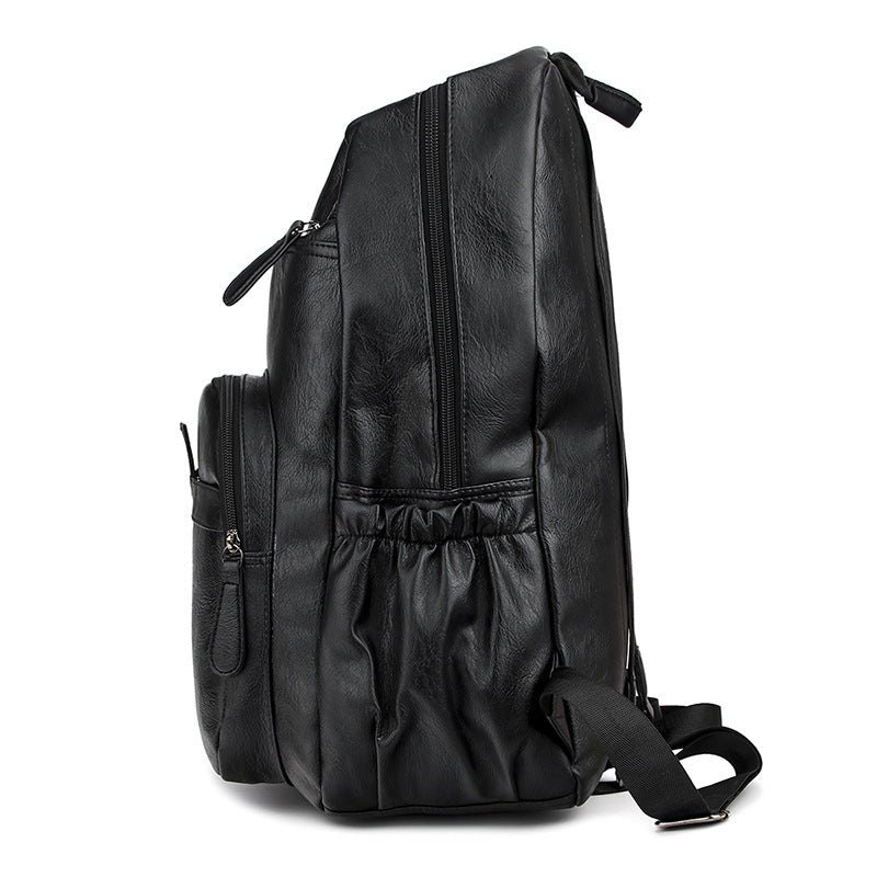 Soft Faux Leather Large-Capacity Fashion Backpack