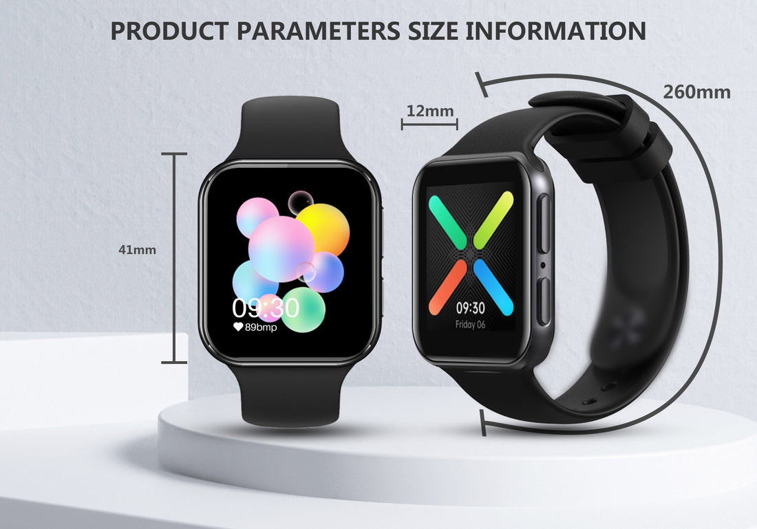 Smart Watch Men's Full Touch Fitness Bracelet IP67 Waterproof P8 SE