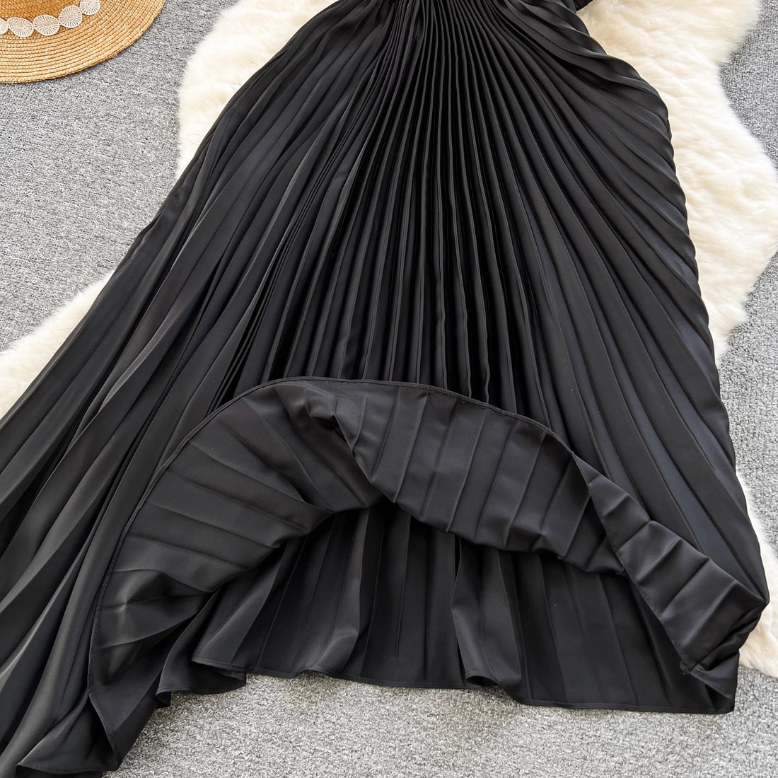 Slim Fit Irregular Hollow-out Dress Women