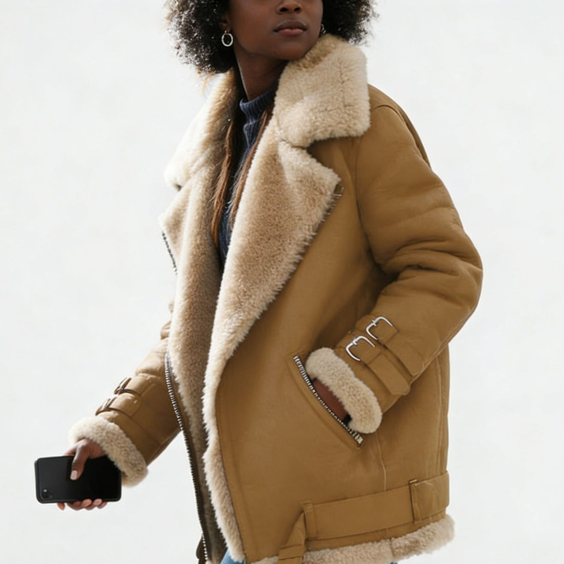 Women's Padded Winter Jacket, Plus Sizes
