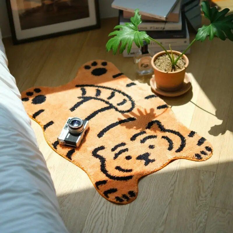 Charming Tiger Cartoon Mat