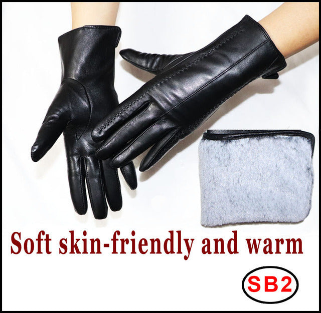 Women's Gloves Winter Warmth Plus Velvet Short Thi