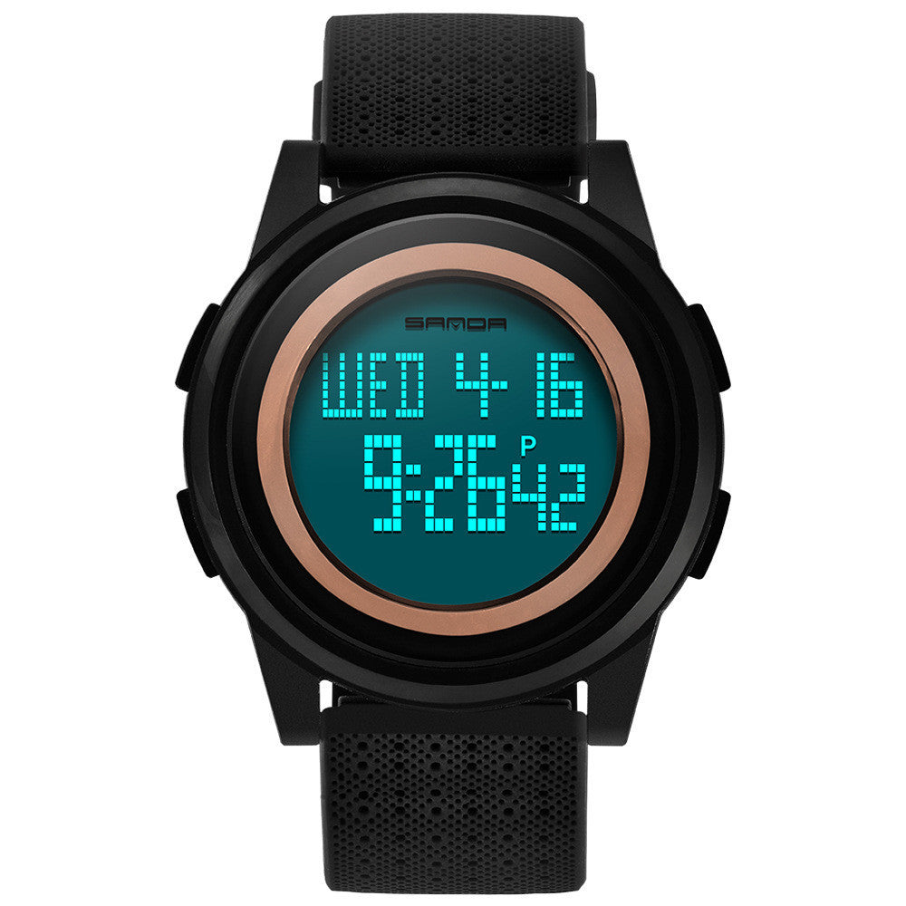 LED Luminous Waterproof Men's Electronic Watch