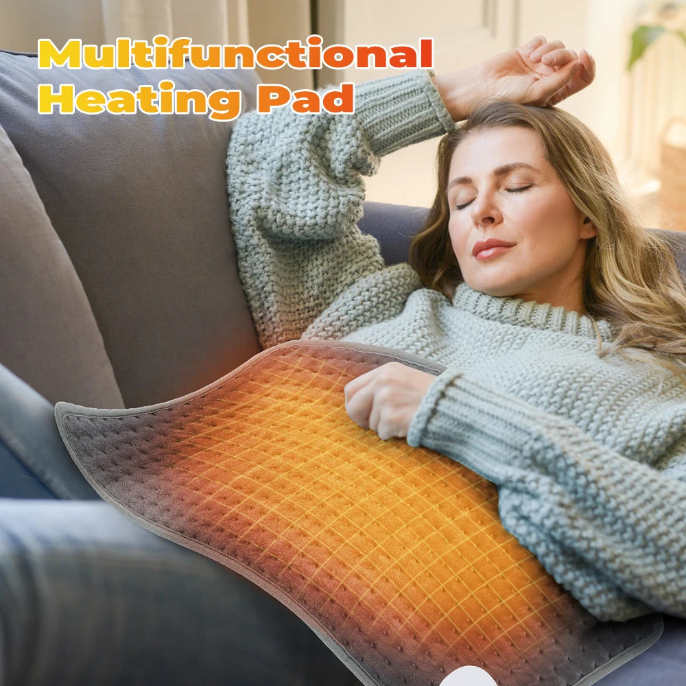 Electric Heating Pad for Abdomen, Back, and Waist – Multifunctional Warmth for Winter