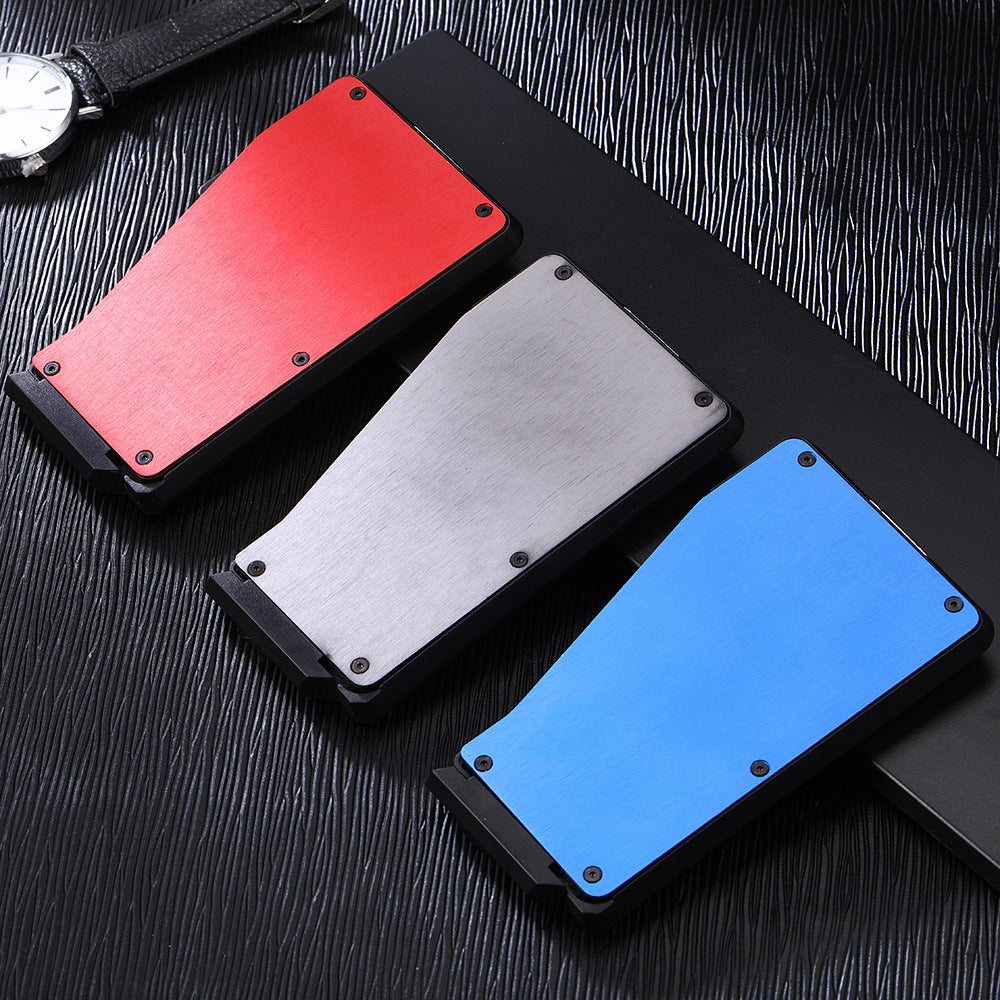 Automatic Pop-up Metal Card Holder