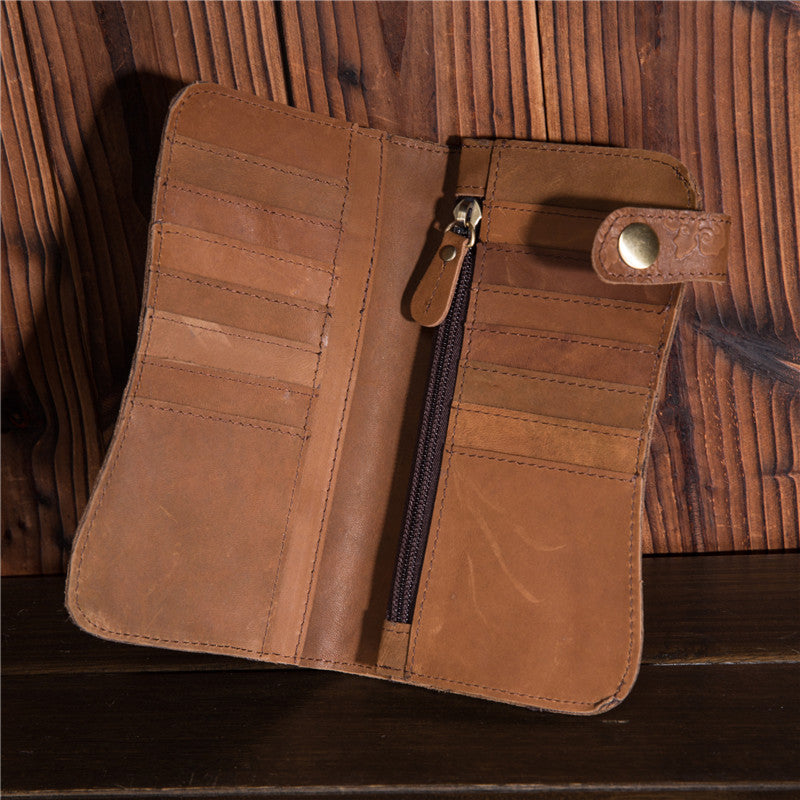 Dragon Grain Leather Wallet
