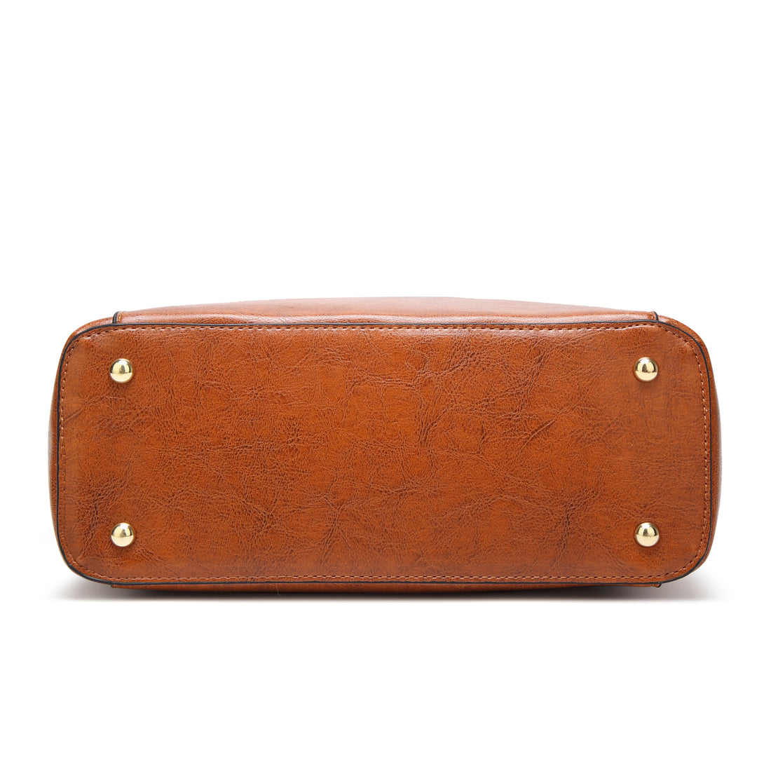 Women's Large Vintage PU Leather Tote Bag
