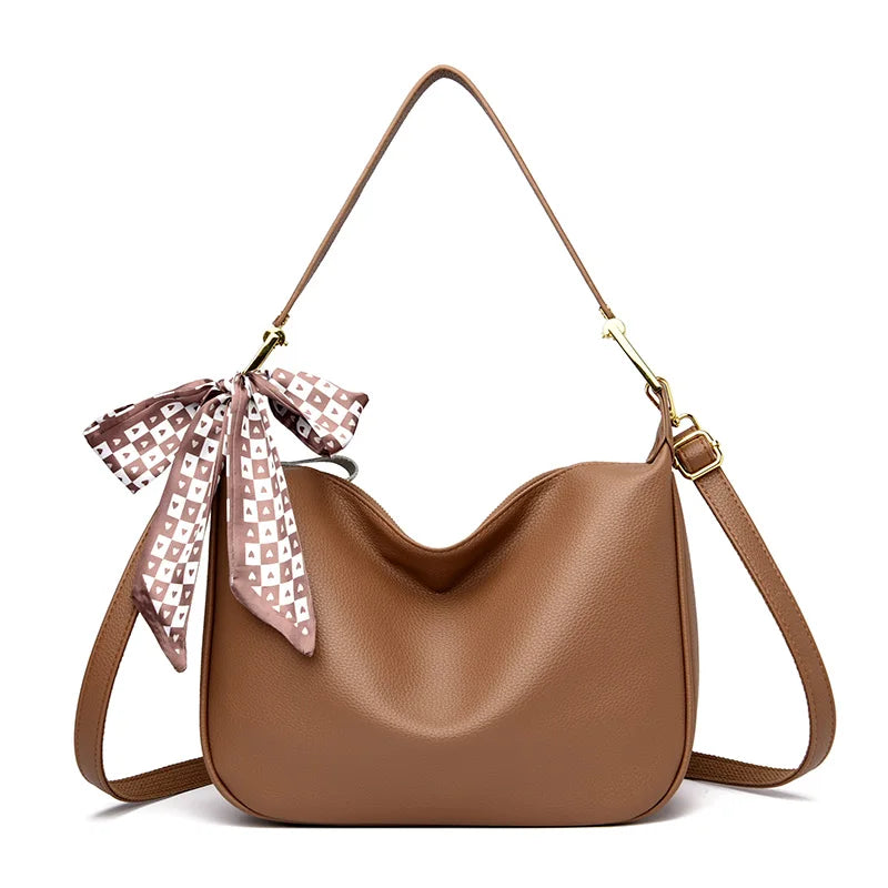 Luxury Designer Soft PU Leather Women's Shoulder Crossbody Bag