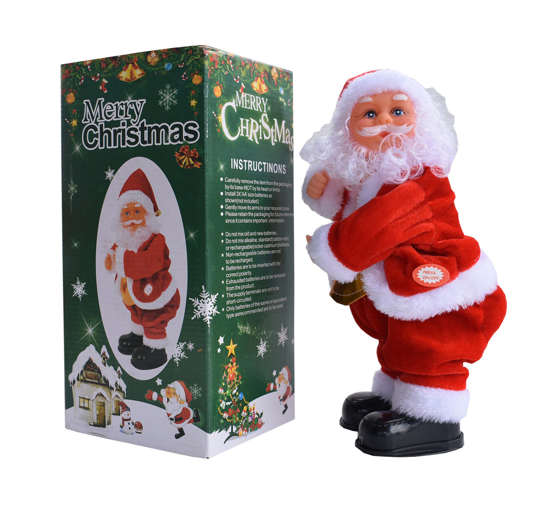 Dancing Musical Santa Figure, 12 Inch