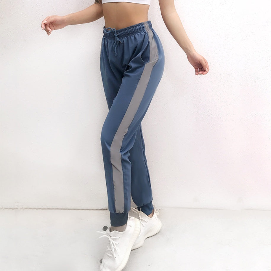 Side reflective night vision sweatpants
