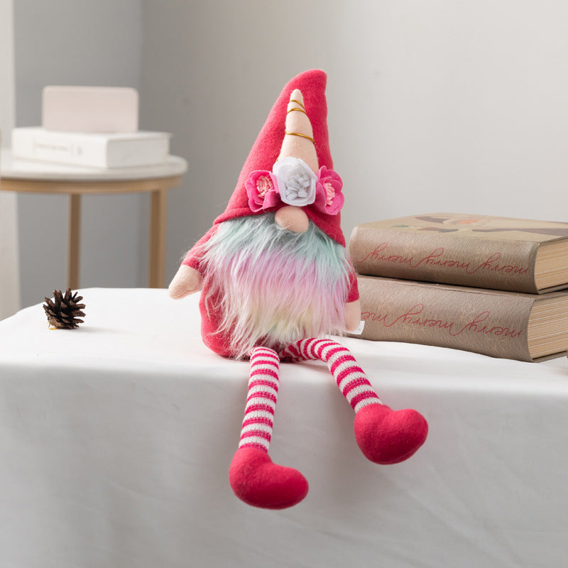 Plush Doll Reindeer Doll Window Decoration Nordic Doll Decorations Gift