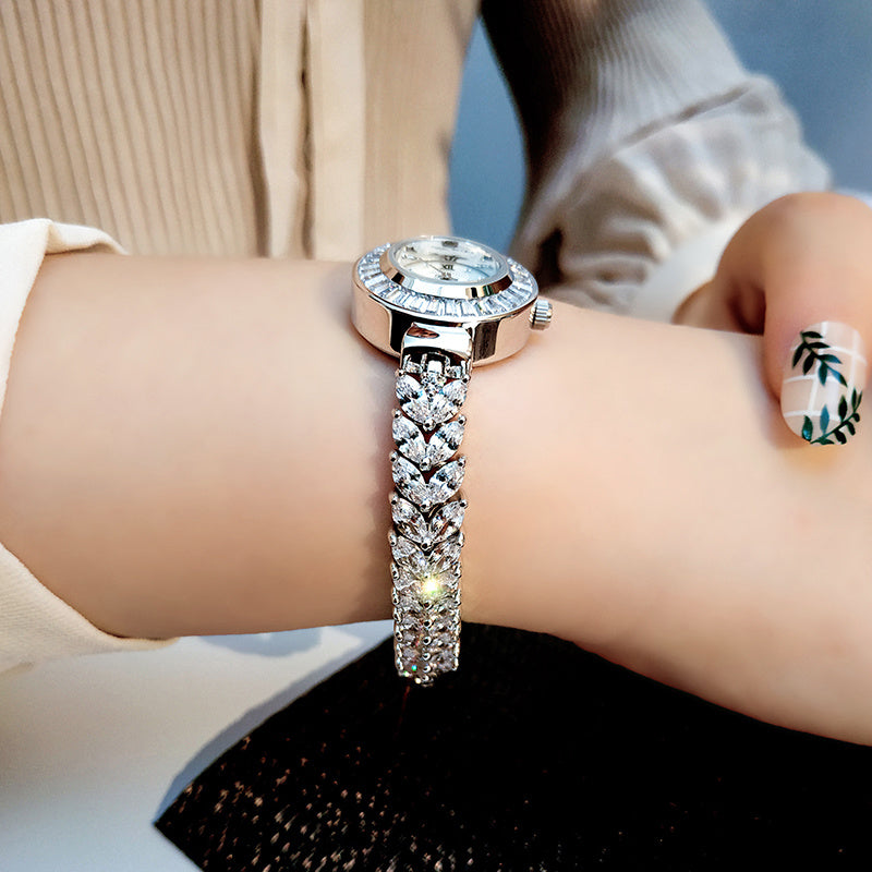 Women's Casual Full Diamond Bracelet Watch