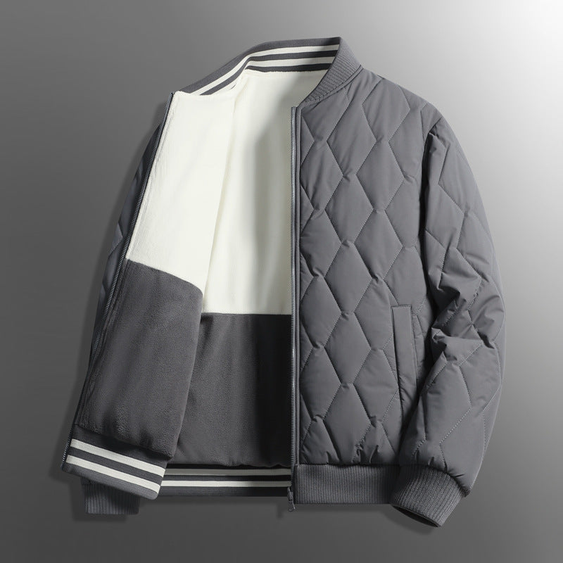 High-end Reversible Coat Baseball Collar Jacket