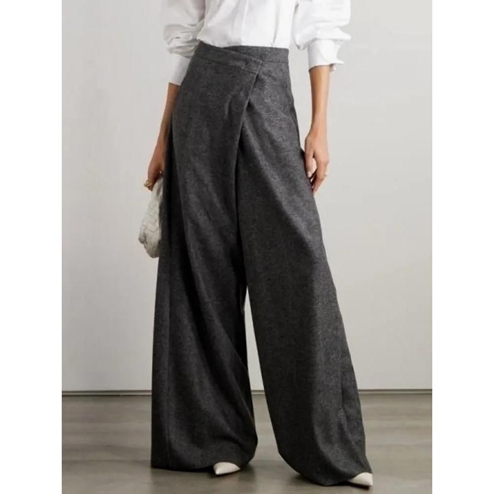 Chic High Waist Wide Leg Pants for Women