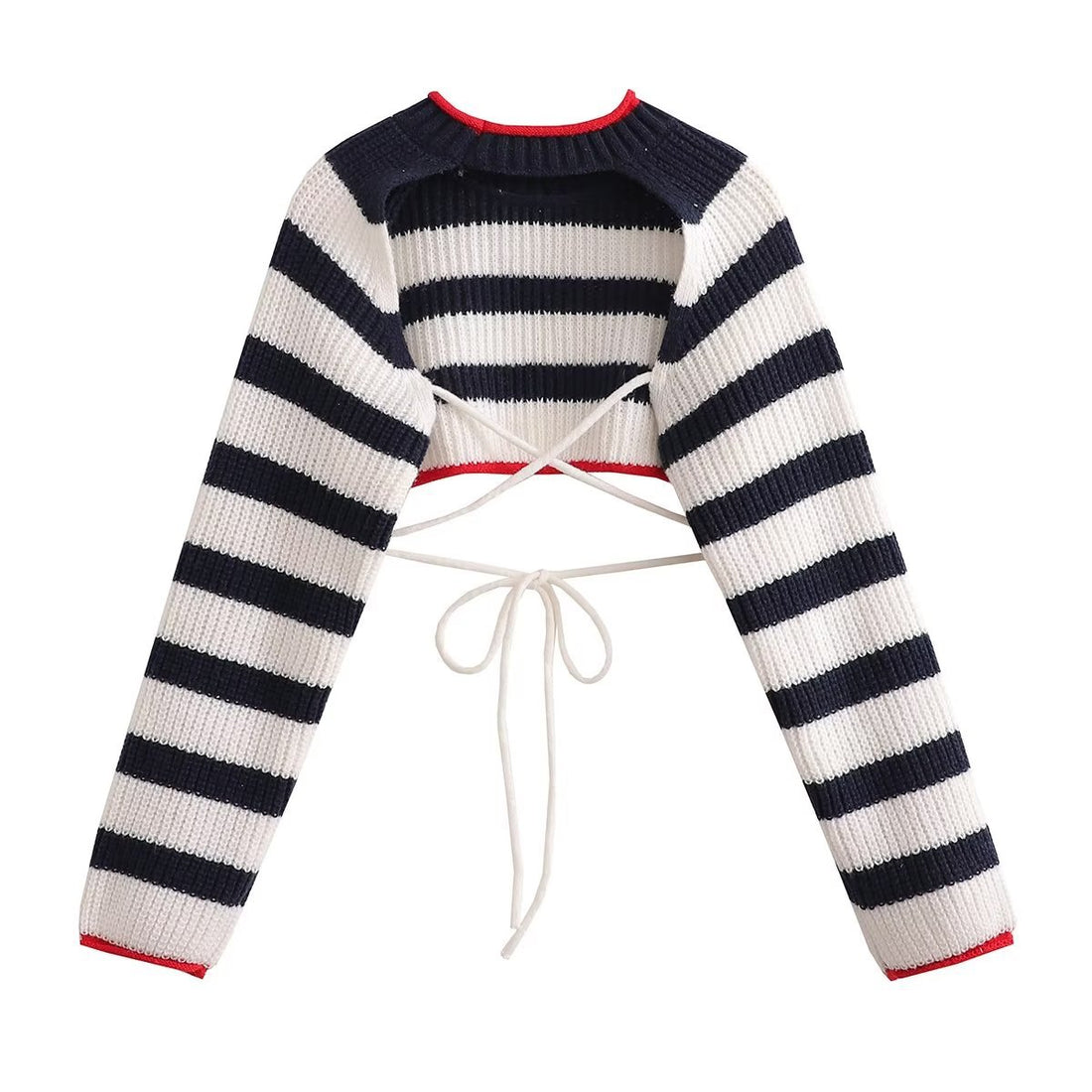 Lace-up Sweater For Women