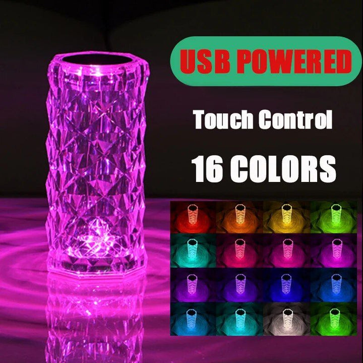 RGB Crystal Diamond LED Night Light