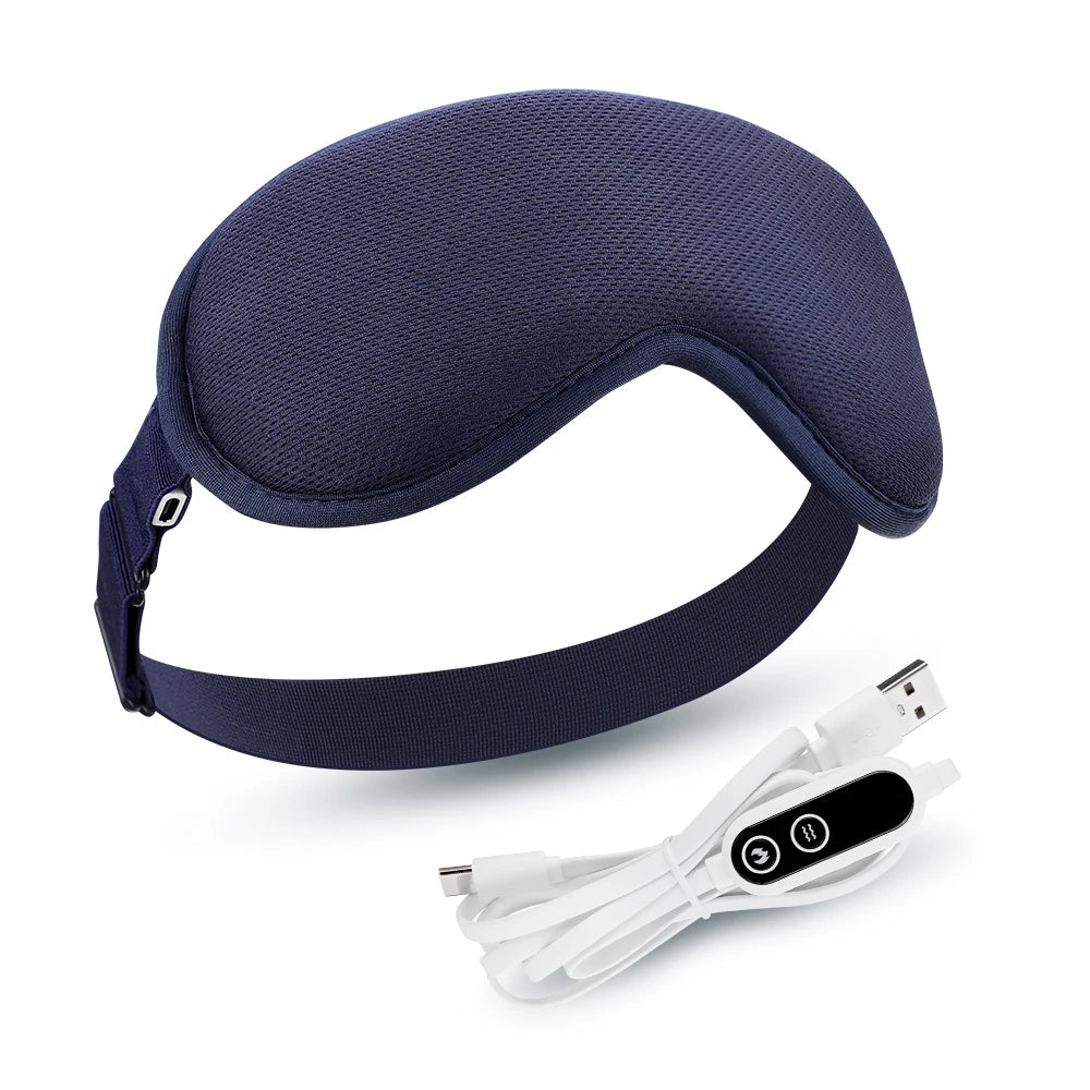 Electric Steam Eye Mask with 3D Hot Compress & Vibration Massage