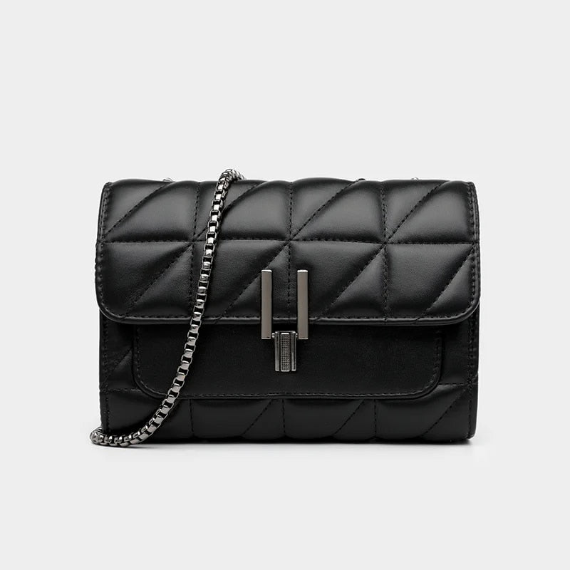 Chic PU Leather Chain Shoulder Bag