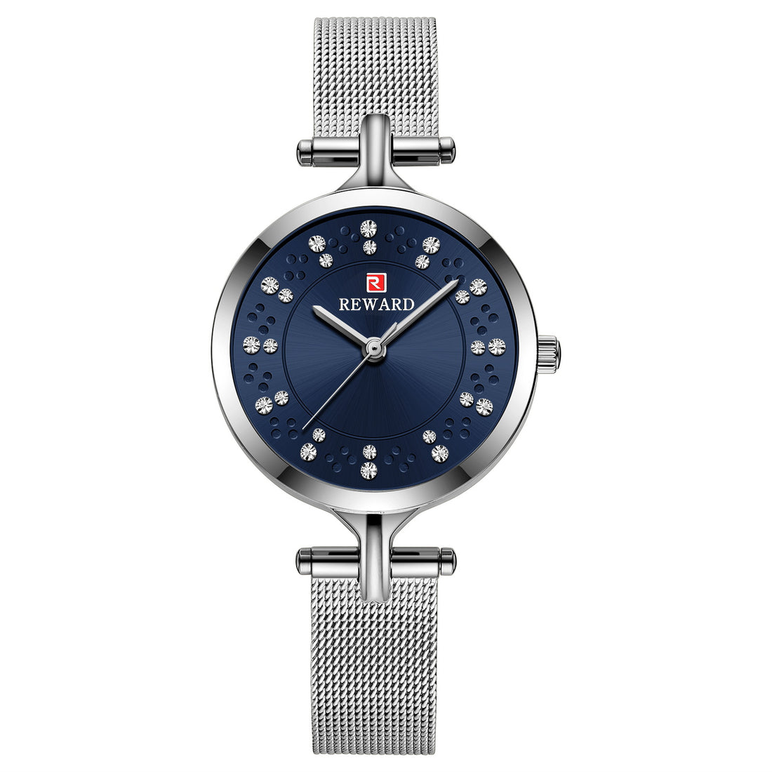 Waterproof Rhinestone Luxury Wrist Mesh Strap Quartz Gift Ladies Watch