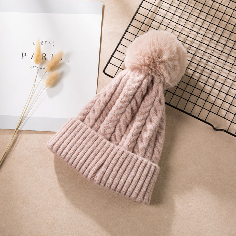 Hat Women Winter Woolen Hat Korean Style Tide