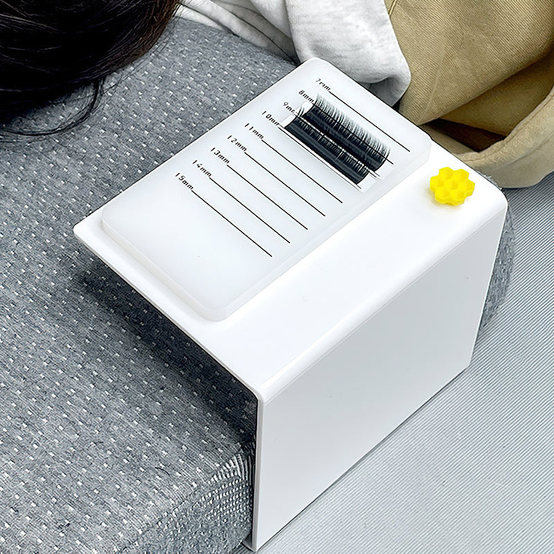 Portable Eyelash Extension Pillow and Glue Holder Tray