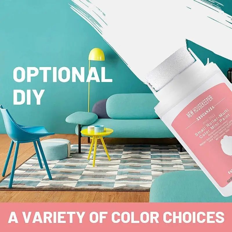 Compact and Eco-Friendly Wall Repair Paint Roller