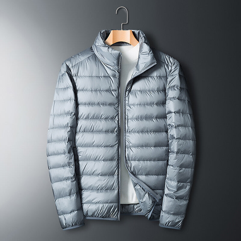Autumn And Winter Men's Stand Collar Lightweight Jacket