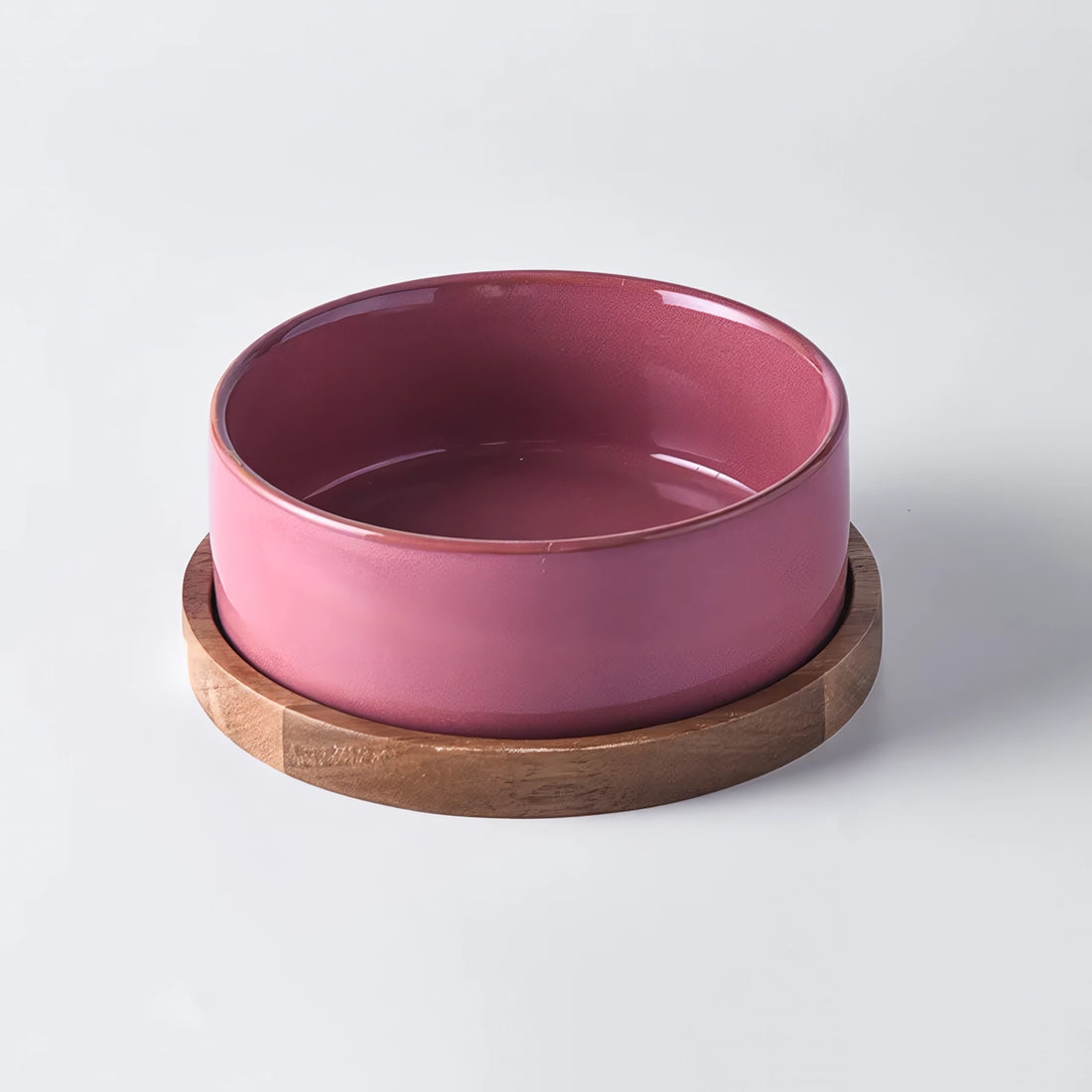 Ergonomic Ceramic Cat & Dog Food Bowl with Anti-Rollover Design