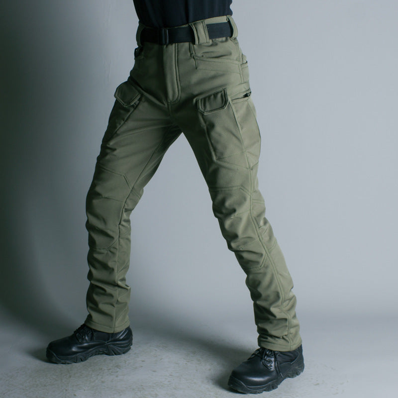 Shell Tactical Pants Men's Business Shirt Fleece Trousers