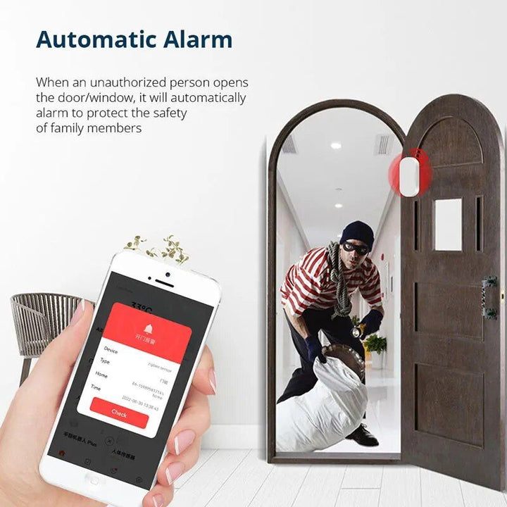 Door Window Sensor Smart Home Wireless Door Open/Closed Detector