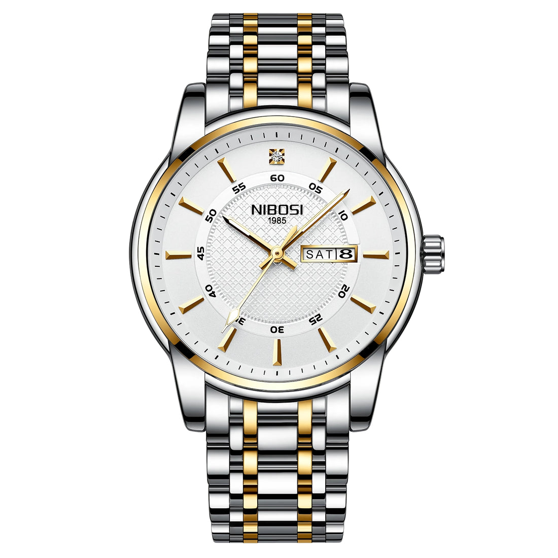 Luxury Gold Water-Resistant Men's Sports Watch - Business Quartz Wristwatch
