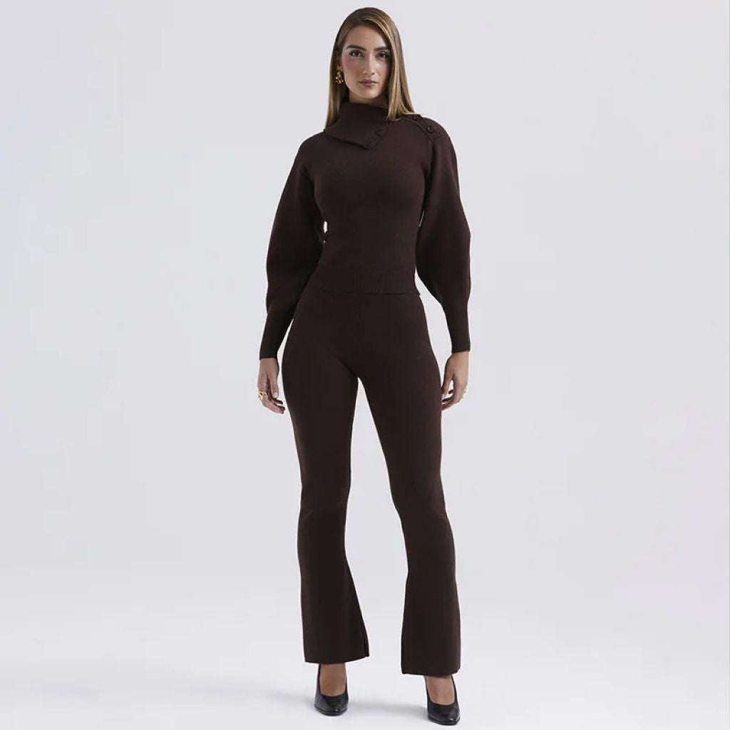Sexy Party Knitting Two Piece Set