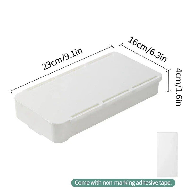 Compact Self-Adhesive Under Desk Storage Drawer