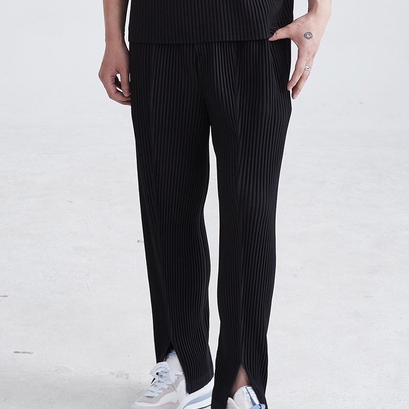 Men's Casual Baggy Straight Trousers