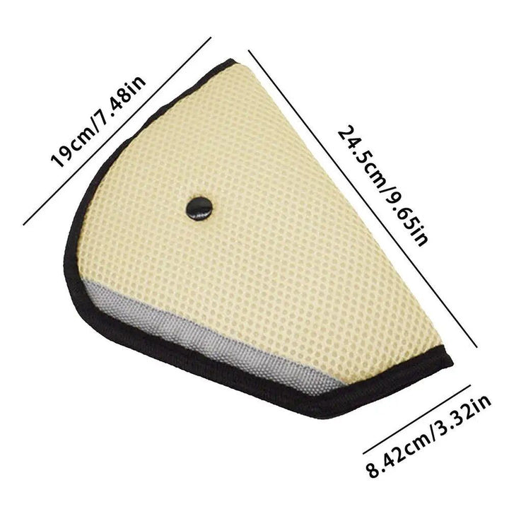 Adjustable Triangle Child Safety Seat Belt Pad and Clip