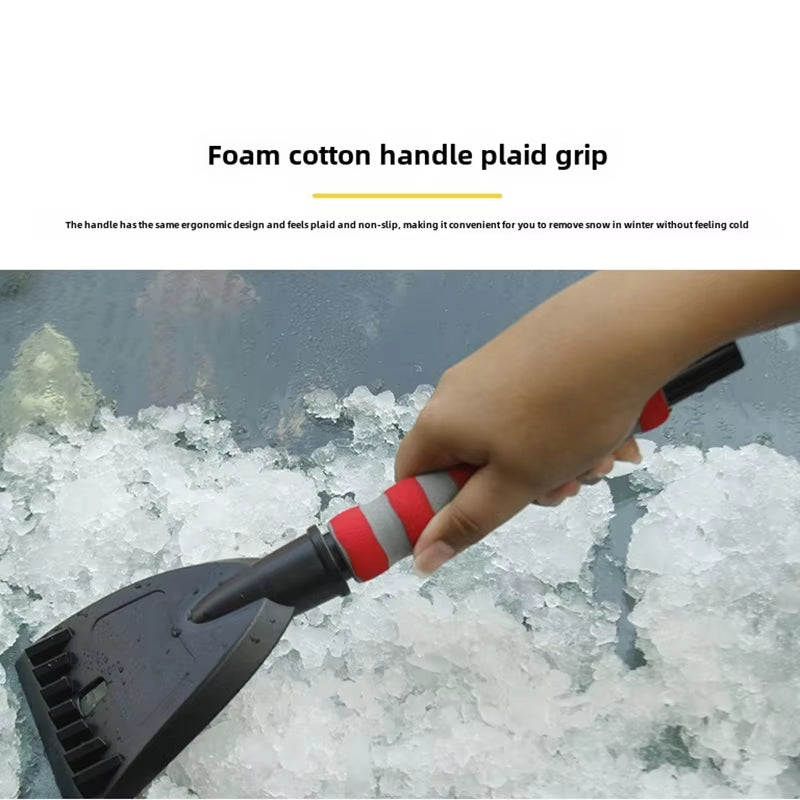 2-in-1 Car Snow Brush and Ice Scraper with Foam Grip