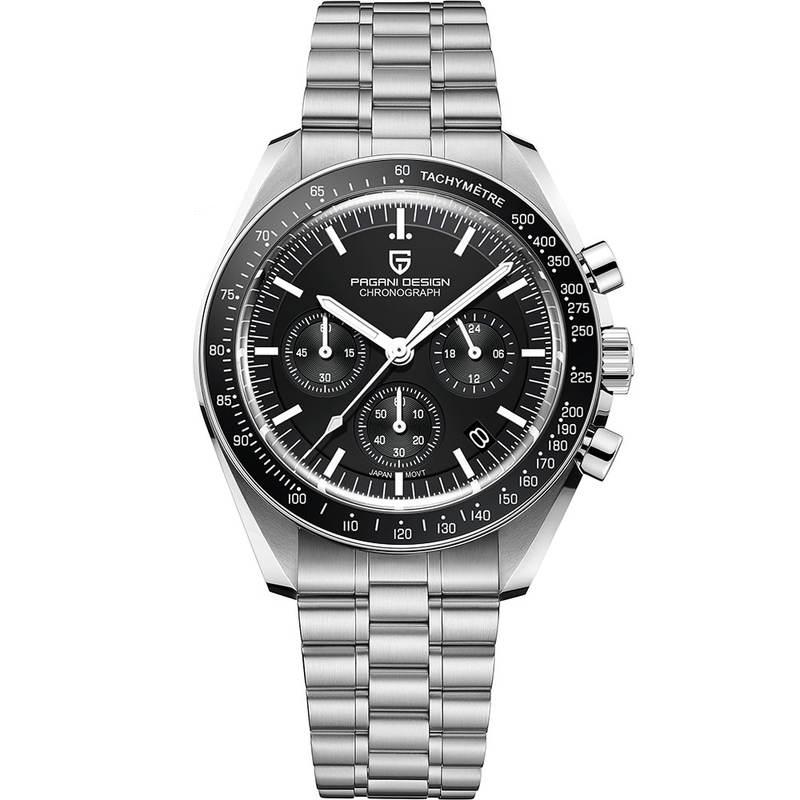 2024 Men's Luxury Quartz Chronograph Watch with Auto Date