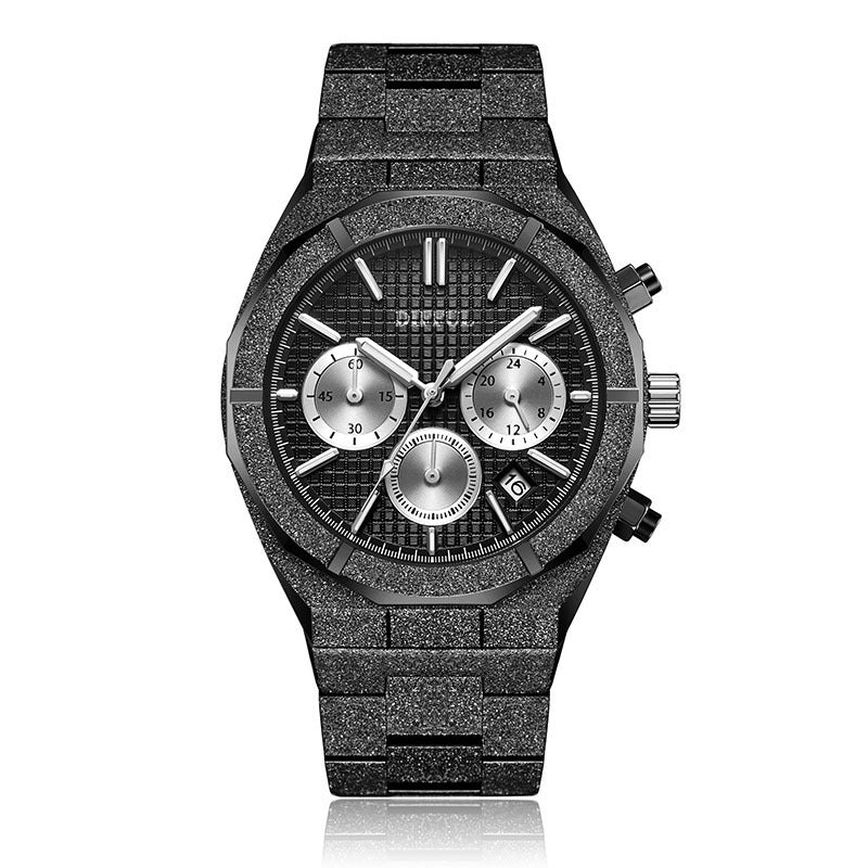 Men's Stainless Steel Waterproof Watch