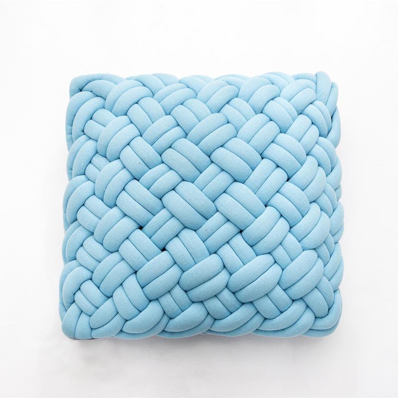Handmade Cotton Knot Throw Pillow