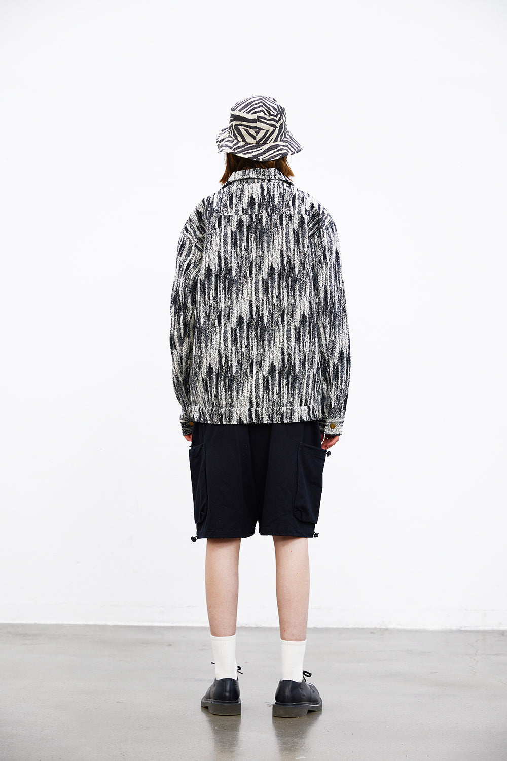 Tie-dye Gradient Jacket For Men