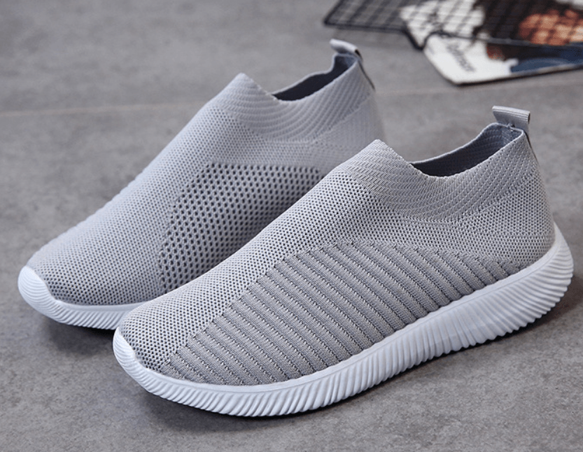 Winter Casual Knitted Socks Shoes Flat Sports Shoes