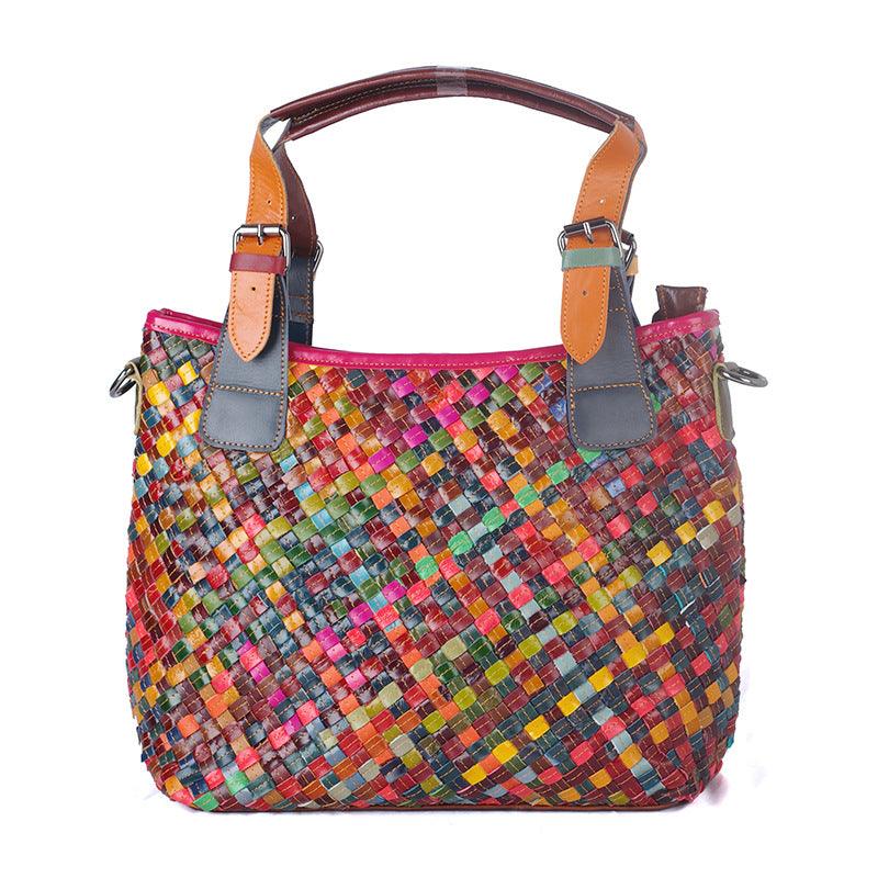 Cowhide Ladies Single Shoulder Bag