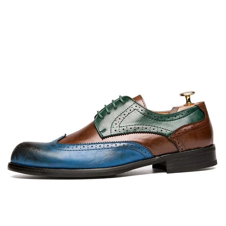 Round Toe Men's Business Casual PU Leather Shoes