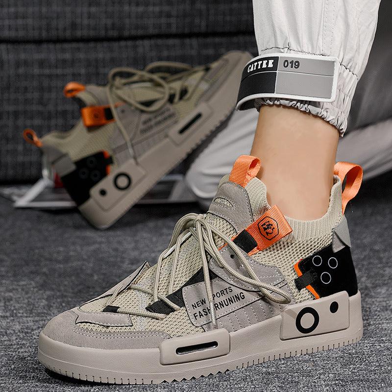 Men's Shoes Autumn Breathable Men's Color Matching Personality Shoes